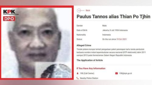 Paulus Tannos Tolak Balik ke RI: Negara Tak Boleh Kalah Oleh Buronan yang Rugikan Negara