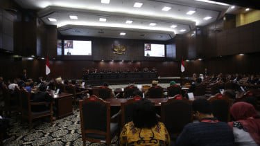 Mahkamah Konstitusi Gelar Sidang Putusan Gugatan perselisihan hasil pilkada