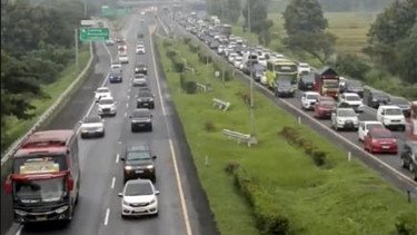 Arus Balik Lebaran, One Way dari GT Kalikangkung KM 414 hingga KM 70 Resmi Diberlakukan