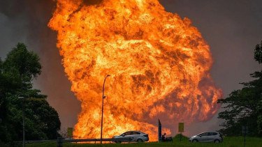 Pipa Gas di Subang Meledak, Pertamina Buka Suara