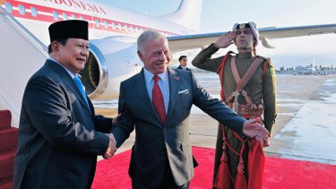 Raja Yordania Akan Bertemu Prabowo di Jakarta 14 November Mendatang