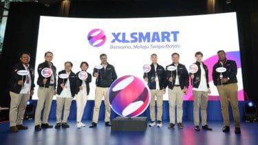 Peresmian merger XL Axiata dan Smartfren.