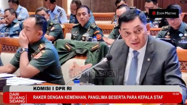 Menhan hingga Panglima TNI Rapat Bareng Komisi I DPR, Bahas Pasukan Perdamaian