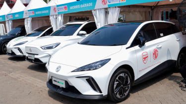 MG 4 ev saat pameran PEVS 2025