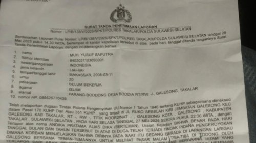 Pemuda di Takalar Dianiaya-Ditelanjangi Oknum Polisi, Dipaksa Akui Narkoba Lalu Diperas