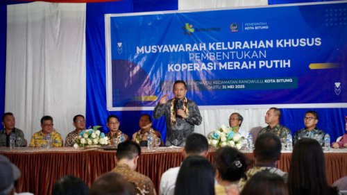 Wamenkop: Kopdes Merah Putih Akan Jadi Motor Penggerak Ekonomi di Bitung