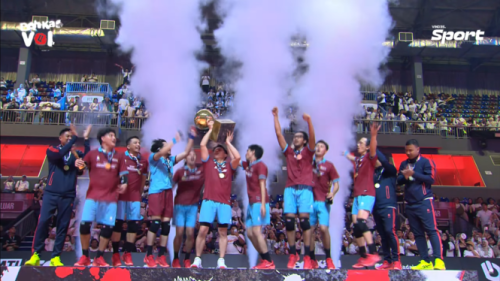 The Musicians Juara Bahkan Voli 2, Tumbangkan D&rsquo;Komika Lewat Pertarungan Seru 3-1