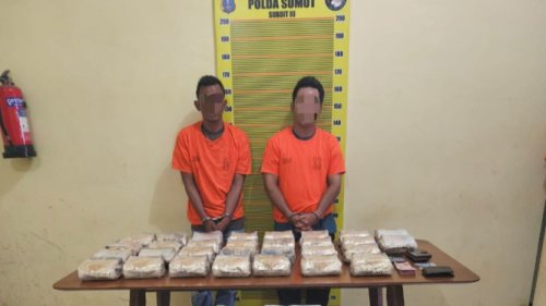 Polda Sumut Tangkap Penyelundup 30 Kg Sabu Asal Malaysia, Dijanjikan Upah Rp 300 Juta