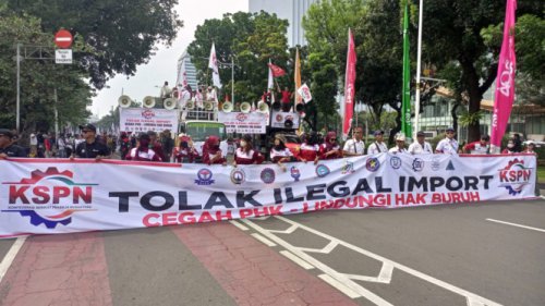 Buruh Demo di Jakpus Hari Ini, 1.613 Aparat Gabungan Dikerahkan