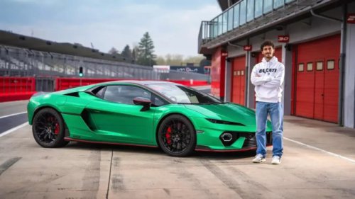 Begini Jadinya saat Murid Valentino Rossi Geber Lamborghini Temerario