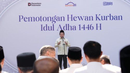 Semangat Berbagi Idul Adha 1446 H, Bapekis dan Karyawan BRI Salurkan 961 Hewan Kurban untuk Masyarakat