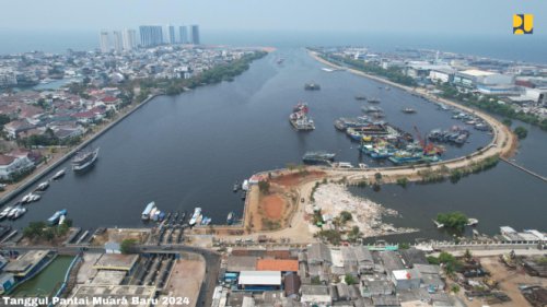 Atasi Penurunan Muka Tanah Jakarta, Menteri Dody Bangun Tanggul di Pesisir Teluk Jakarta Tahap 7