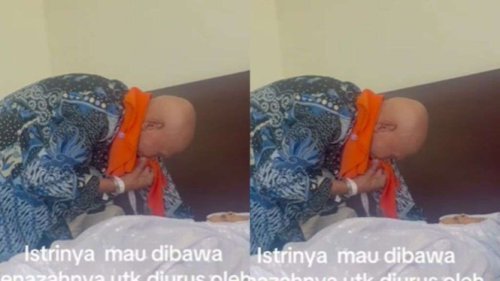 Pilu! Meninggal saat di Mekkah, Isak Tangis Kakek Ini Pecah saat Melihat Wajah Istrinya Terakhir Kali