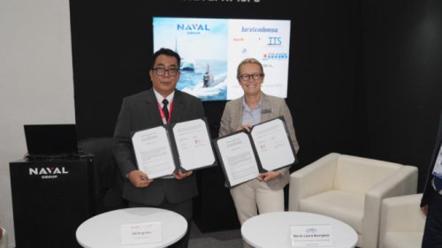 Perusahaan Pembuat Kapal Selam Scorpene Asal Prancis, Naval Group Gandeng Inhan Dalam Negeri di Ajang Indo Defence 2025