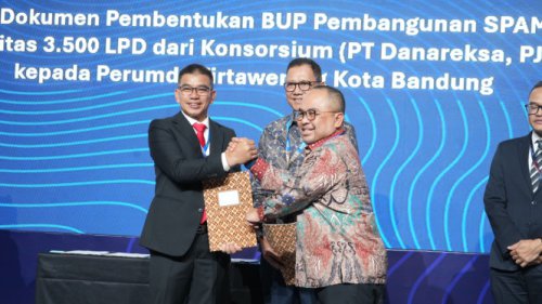 IWF Mulai Proyek SPAM di Bandung, Danareksa Targetkan 1,8 Juta Warga Bandung Nikmati Akses Air Bersih