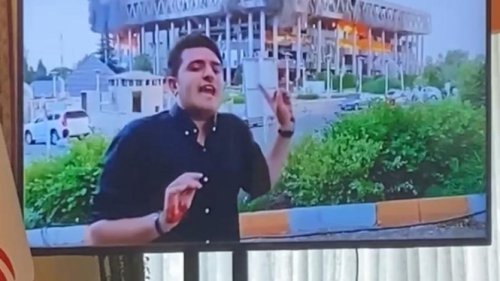 Detik-detik Studio Televisi Iran Dihantam Rudal Israel saat Siaran Langsung