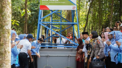 Sering Kekeringan, Warga Juwok Sragen Kini Bisa Nikmati Air Bersih