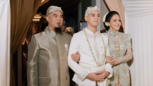 Ahmad Dhani Kecewa Maia Estianty Absen di Acara Ngunduh Mantu Al Ghazali dan Alyssa Daguise