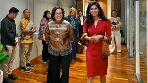 Sri Mulyani Bertemu Pejabat IMF, Bahas Gejolak Perekonomian Global