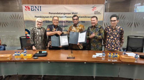 Bakrie Group Teken MoU dengan BNI Sediakan Pembiayaan Produktif Perkebunan Sawit