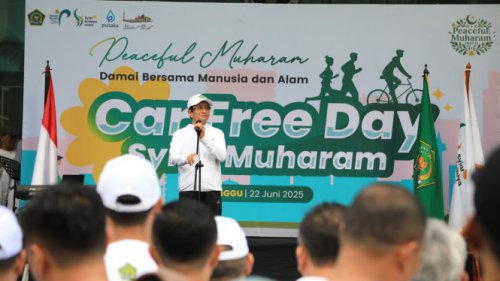 Semarakkan Tahun Baru Islam 1447 H, Menag Lepas 1.500 Peserta di CFD Jakarta