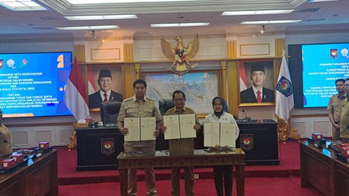 Kemendagri, Kementerian PKP, dan BPS Teken MoU Program 3 Juta Rumah Dukung Visi Presiden Prabowo