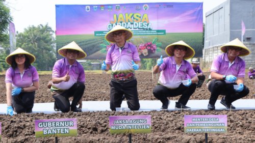 Gaungkan Ketahanan Pangan dari Desa, Banten Jadi Lokomotif Program Jaksa Mandiri Pangan