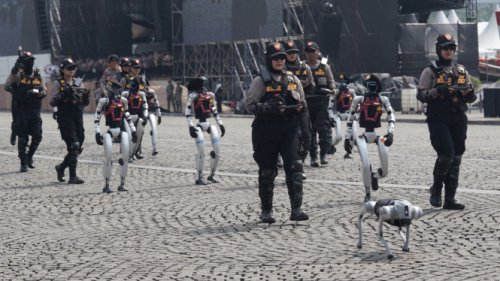 Begini Penjelasan Mabes Polri soal Robot Polisi di HUT Bhayangkara