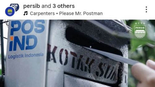 Koran dan Bioskop Sudah, Kali Ini Persib Bandung Perkenalkan Pemain Baru Lewat Surat Pos