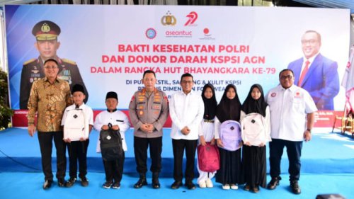 Sinergi Polri-Buruh, Kapolri Kunjungi Pabrik Sepatu di Balaraja