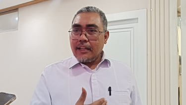 Ketua Fraksi sekaligus Waketum Partai Kebangkitan Bangsa (PKB), Jazilul Fawaid di Kompleks Parlemen, Senayan, Jakarta Pusat