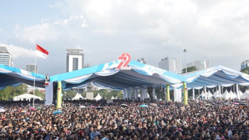 Perayaan Hari Bhayangkara ke-79 di Monas Berjalan Spektakuler! Syah Creative Indonesia Jadi Sorotan