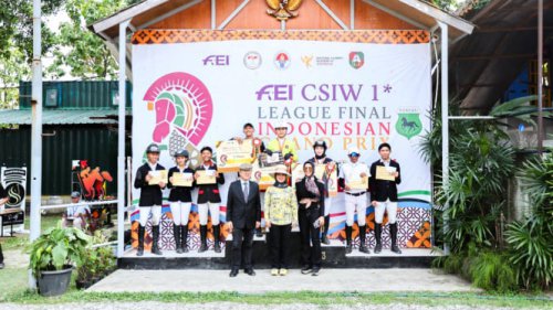 FEI CSIW 1 League Final Indonesia Grand Prix 2025, Nusrtdinov Zayan Rebut Podium Ganda