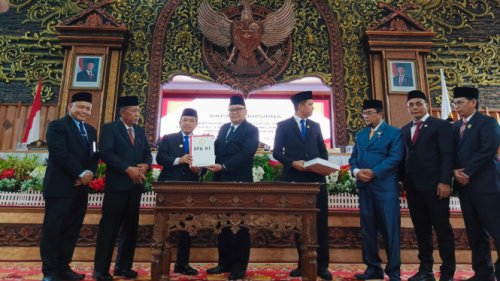 Ketua DPRD Pemprov Jambi Sambut Kedatangan Dirjen Pemeriksaan Keuangan Negara V BPK RI