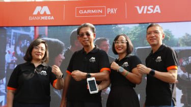 Bank Mega, Visa dan Garmin Kolaborasi Sediakan Sitem Pembayaran 'Pay With Your Watch'