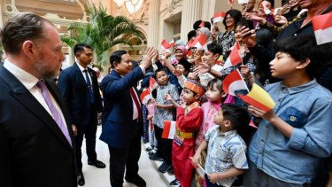 Prabowo Tiba di Brussel, Mulai Lawatan Diplomatik ke Eropa dan Bertemu Raja Belgia