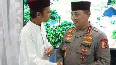 Sambangi Ponpes Ustaz Abdul Somad, Kapolri Sampaikan Pesan Bersatu dalam Keberagaman