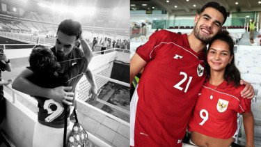 Cetak 6 Gol, Pulang Bawa Cinta! Jens Raven Keciduk Cium dan Peluk Estella Loupatty di GBK