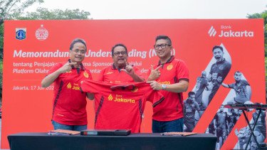 Komitmen Bank Jakarta Siap Sponsori Persija di Super Liga 2025-2026