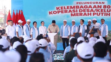 Peluncuran kelembagaan 80.000 Koperasi Desa/Kelurahan (Kopdeskel) Merah Putih