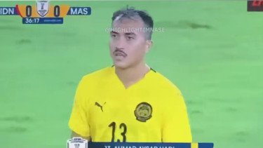 Pemain Timnas Malaysia Aysar Hadi Kelihatan Tua, Netizen:  Itu Bukan U-23, Itu U-30!