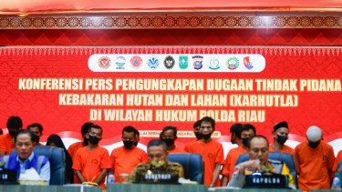 Sepanjang Januari-Juli 2025 Polda Riau Tangani 35 Kasus Karhutla, 44 Orang Jadi Tersangka