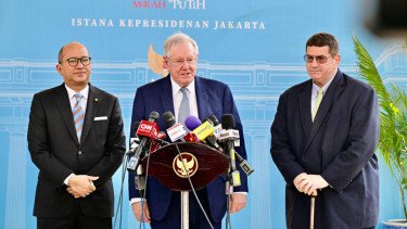 Prabowo Terima Kunjungan Steve Forbes, Bicarakan soal Ini