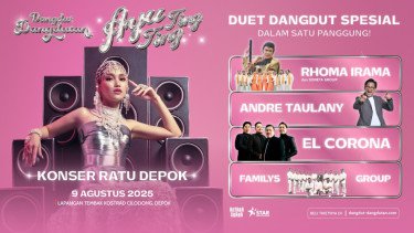 Konser Dangdut Ayu Ting Ting: Hadirkan Kolaborasi Super Dangdut, Dari The Familys Hingga &lsquo;Raja Dangdut&rsquo; Rhoma Irama