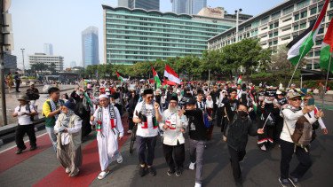 Kondisi Gaza Dinilai Sudah Sangat Genting, Ribuan Warga Indonesia Desak Dunia Hentikan Genosida di Palestina
