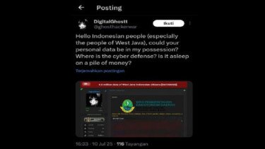 Pemprov Bantah Jutaan Data Pribadi Warga Jabar Bocor