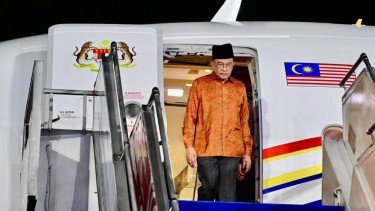 PM Malaysia Anwar Ibrahim Tiba di Indonesia, Gelar Konsultasi Tahunan ke-13 dengan Prabowo
