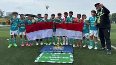 &nbsp;Tim sepakbola U-11 dari Jakarta Islamic School (JISc) juara Penang Cup