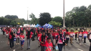 Suporter Timnas Indonesia U-23 Merahkan SUGBK di Final Piala AFF U-23 2025