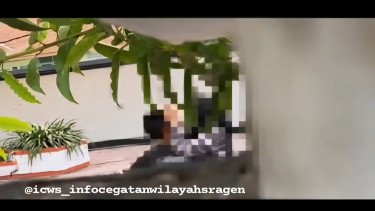 Viral Aksi Mesum Sepasang Remaja di Lingkungan Rumah Dinas Bupati Sragen